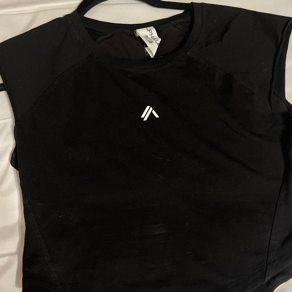 Velocity Crop Tee - Blackout